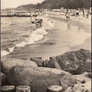 AK Strand zwischen Koserow und Kölpinsee, gelaufen 1961