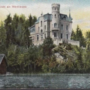 AK Reifnitz, Schloss Bercht, Damenschneiderin Ruprecht, gelaufen 1911