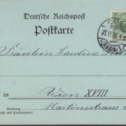 AK Köln, Rathaus, Mondschein, gelaufen 1898