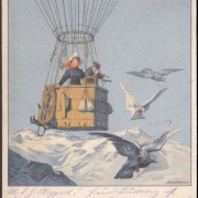 AK Frankfurt a. Main, Internationale Luftfahrt Ausstellung, Offizielle Postkarte, gelaufen 1909