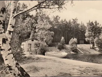 AK Doberlug Kirchhain, Bad Erna, Boot, gelaufen 1967