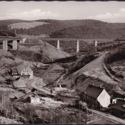 AK Altenau, Okertalsperre früher, Gaststätte Tanneck, gelaufen 1958