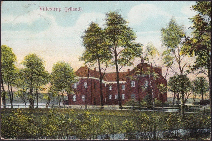 AK Arden, Gutshof Villestrup, gelaufen 1910