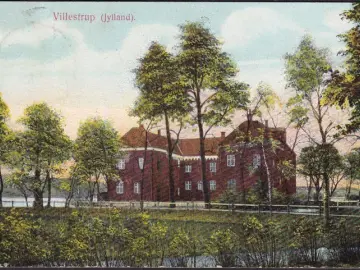 AK Arden, Gutshof Villestrup, gelaufen 1910