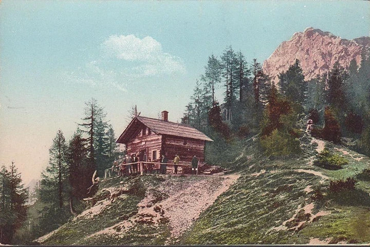 AK Kärnten, Bertahütte am Mittagskogel, ungelaufen