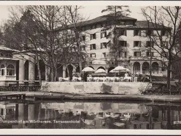 AK Krumpendorf, Terrassenhotel, ungelaufen