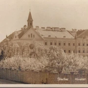 AK Stadtlau, Kloster, Foto AK, ungelaufen