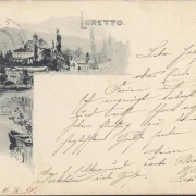 AK Klagenfurt, Loretto, gelaufen 1898