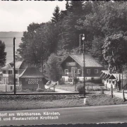 AK Krumpendorf, Restauration Krofitsch, Strandbad und Boote, ungelaufen