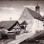 AK Buchen bei Staad, Wallfahrtskapelle, gelaufen 1960