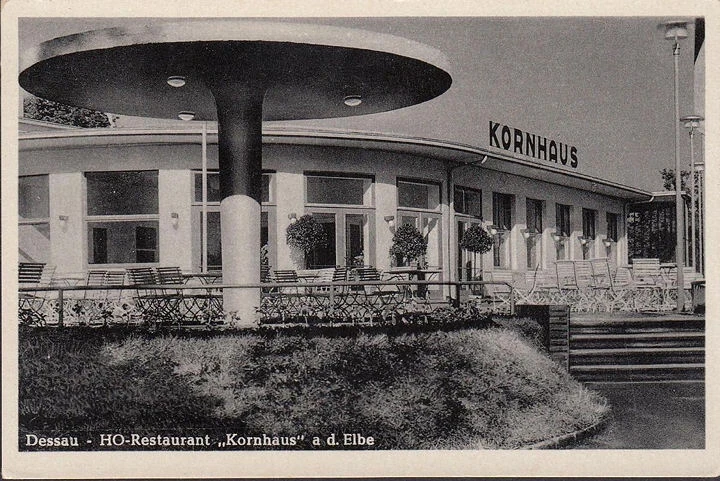 AK Dessau, HO Restaurant Kornhaus, ungelaufen