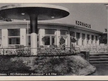 AK Dessau, HO Restaurant Kornhaus, ungelaufen