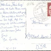 AK Langenau, Marktplatz, Hotel Krone, Hans Bühler, gelaufen 1974