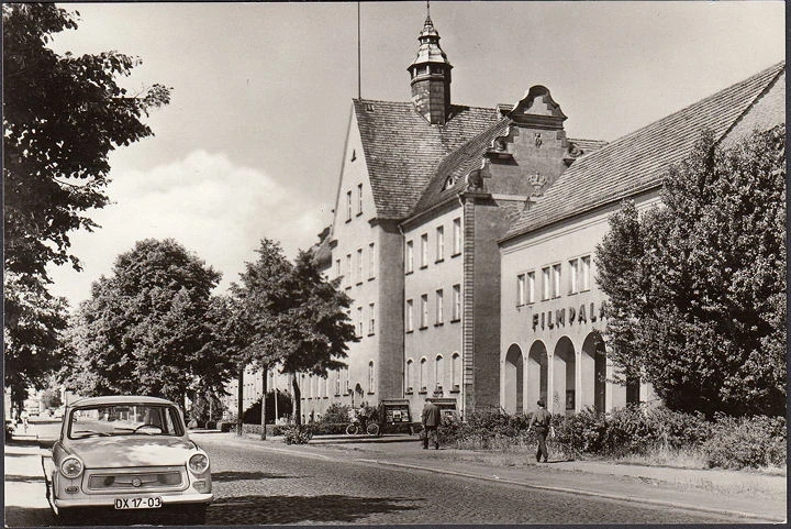 AK Oranienburg, Leninallee, Kreisgericht, Filmpalast, ungelaufen