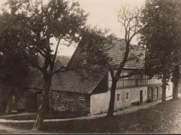 AK Kötzschau, Schankwirtschaft Hermann Schniebs, gelaufen 1932