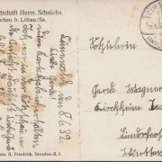 AK Kötzschau, Schankwirtschaft Hermann Schniebs, gelaufen 1932