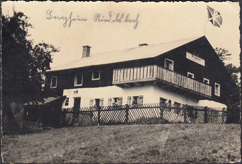 AK Neureichenau, Riedelsbach, Bergheim, gelaufen 1954