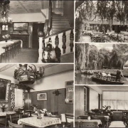 AK Lehde, Cafe Venedig, Speisesaal, Mehrbild, ungelaufen