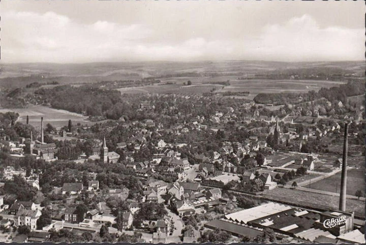 AK Leichlingen, Fliegeraufnahme, ungelaufen