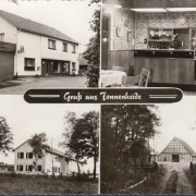 AK Tonnenheide, Gasthaus Buschmann, Kolonialwaren, gelaufen