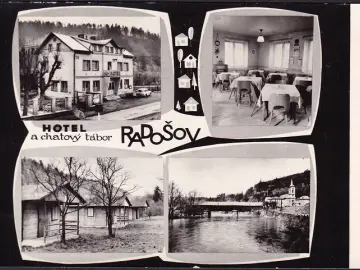 AK Radosov, Hotel und Hüttenlager, ungelaufen