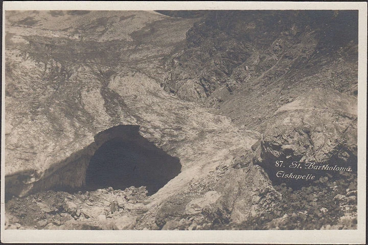 AK Berchtesgaden, St. Bartholomä, Eiskapelle, ungelaufen