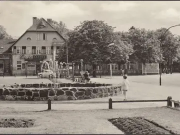 AK Bad Saarow, Gaststätte und Cafe Saarow, gelaufen 1966