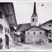 AK St. Martin bei Lofer, Gasthof zur Post, Gasthaus zum Gartner, Auto Garage, ungelaufen