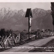 AK Lofer, Saalfelden, Straßenpartie am Leonganger Steinberge, ungelaufen