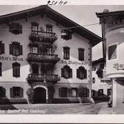 AK Lofer, Gasthof zur Post, Gasthaus zum Metzger, ungelaufen