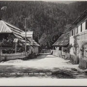 AK Loiblpass, Gasthaus Deutsch Peter, ungelaufen