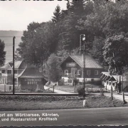 AK Krumpendorf, Restauration Krofitsch, Strandbad und Boote, ungelaufen