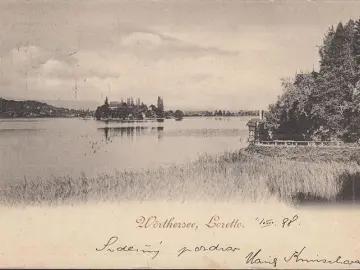 AK Loretto am Wörthersee, gelaufen 1898