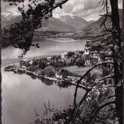 AK Millstadt am See, Stadtansicht, gelaufen 1965