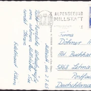 AK Millstadt am See, Stadtansicht, gelaufen 1965