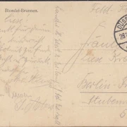 AK Düsseldorf, Blondat Brunnen, Feldpost, gelaufen 1915