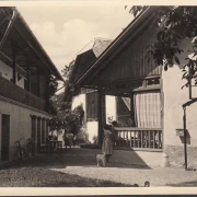 AK Pörtschach, Gasthof Strussnighof, Bahnpost, gelaufen 1942