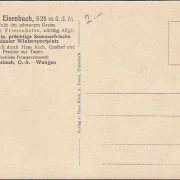 AK Eisenbach Kreuzthal, Stadtansicht, ungelaufen-datiert 1922