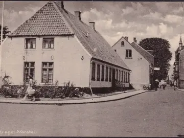 AK Marstal, Einkaufsstraße, ungelaufen