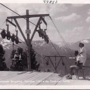 AK Bad Gastein, Bergstation Reicheben, Skilift, Foto AK, ungelaufen