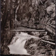 AK Mittenwald, Leutaschklamm, ungelaufen