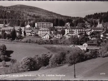 AK Mönichkirchen, Stadtansicht, gelaufen 1970