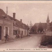 CPA Bailleau I Eveque, Le Bureau de Poste, non circular