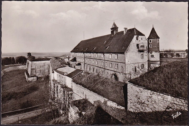 AK Weissenburg in Bayern, Festung Wülzburg, gelaufen 1959