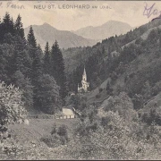 AK Neu St. Leonhard am Loibl, St. Magdalena, gelaufen