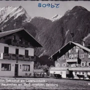 AK Neukirchen, Jausenstation Schiedhof am Untersulzbach, Wasserfall, ungelaufen