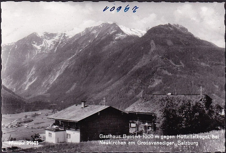 AK Neukirchen am Großvenediger, Alpengasthof Buasen, Hütteltalkogel, ungelaufen