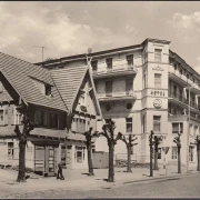 AK Sellin, Hotel Frieden, Reisebüro der DDR, ungelaufen