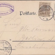 AK Lübbenau, Pohlenzschänke, gelaufen 1901