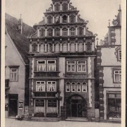 AK Bad Salzuflen, Altes Bürgermeisterhaus, gelaufen 1958